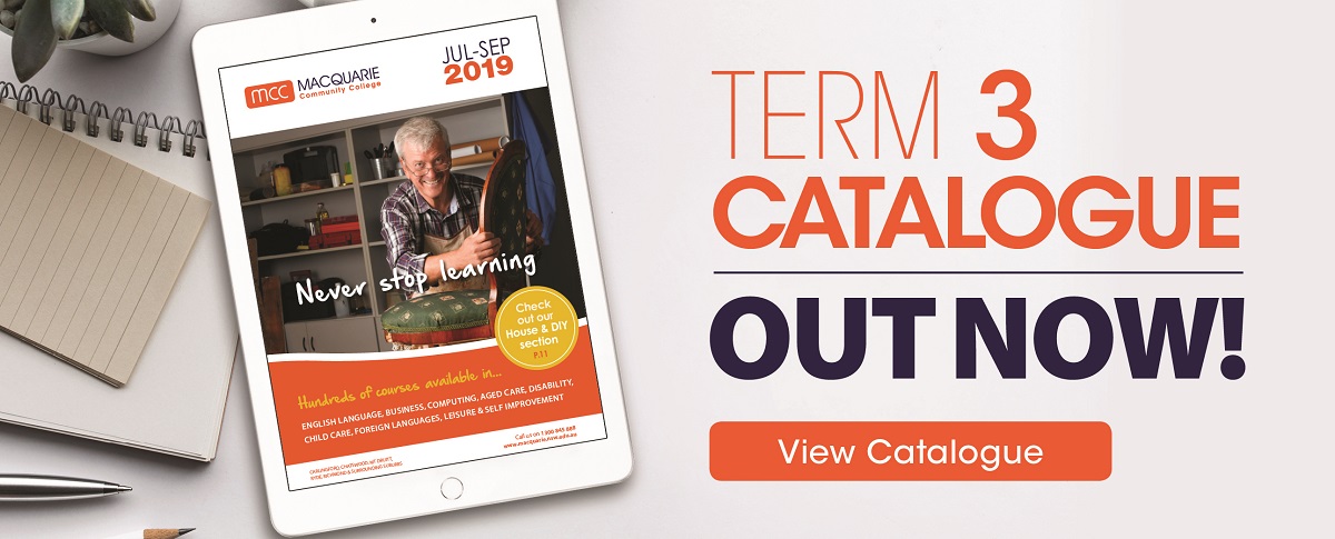 Term 3 Catalogue Out Now - over 20 new courses to try!