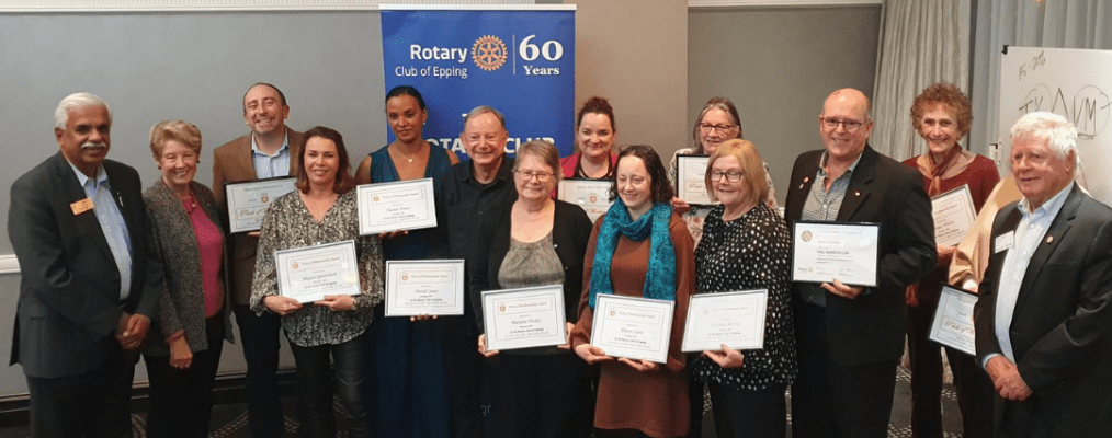 Recognising Excellence: Celebrating Our Outstanding Trainers through the Epping Rotary Pride of Workmanship Awards