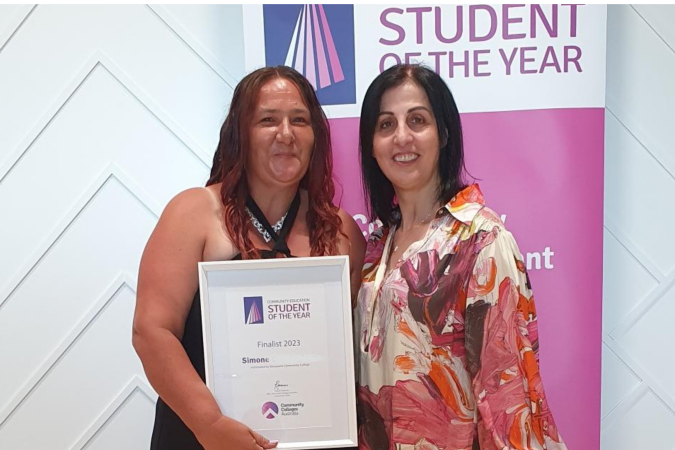 Meet Simone: Our Finalist for the Community Education Student of the Year Awards 2023