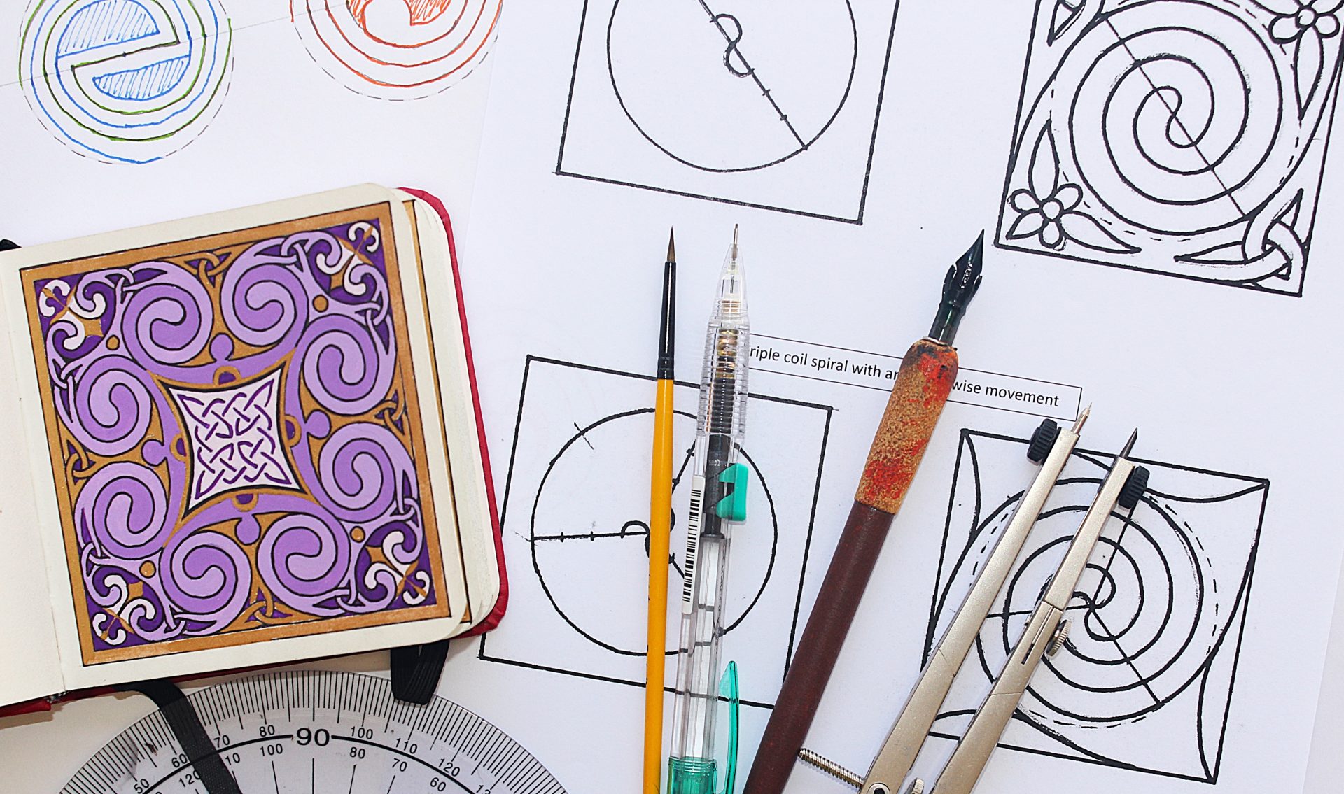 Celtic Art Miniature Drawing