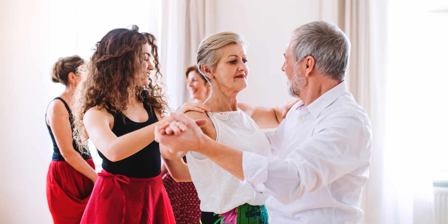 Man and Woman dancing